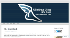 Desktop Screenshot of mybravewings.com